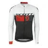 Wiosna / Autum Scott Pro Team Rower Męski Rower Długie Rękawy Jersey Road Racing Koszule Jazda na rowerze Topy Oddychające Sporty Outdoor Maillot S210419106 \ t