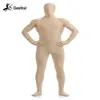 Gesikai homens spandex zentai lycra bodysuit full's zentai terno feito personalizado segunda pele sede de pele terno traje de halloween