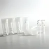 Suggerimento per filtro in vetro per tabacco a secco Tabacco narghilè Documenti di sigarette Portabicchieri con confezione in plastica Pacchetto Pyrex rotondo Filtri a bocca piatta