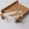 12 ml Mini Glass Clear Wish Cork Vial Tapones de madera 22x55X12mm (HeightxDia) Bodas mensaje Favores de la joyería Favorece el tarro de botella Tubo