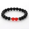 20styles 8mm Naturel Noir Pierre De Lave Perles Bracelet DIY volcan Rock Huile Essentielle Diffuseur Bracelet pour femmes hommes Bijoux