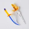 New Arrival colorful glass dabber dabble new Smoking pipe knife dabber sword dabber factory price