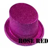 Halloween jazz hat 65G colorful magician hat gold onion powder high round cap gold powder high hat