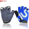 BOODUN cycling gym gloves men women body building dumbbell fitness gloves half finger anti slip weight lifting sport training bowling