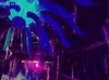 Spider-formad ballong 3m uppblåsbara belysning blomma LED Ljusblomma för fest / konsert