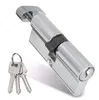 Door Lock Copper Locking Security Core Door Cylinder with 3 keys door lock Cylinder for interior doors