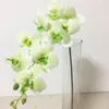 Silk Orchids 100cm/39.37" Long Artificial Flowers Single Vanda Phalaenopsis Oncidium for Xmas Party Wedding Home Decoration