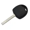 OkeTech biltransponder nyckelfall Skal FOB för Vauxhall Opel Key Uncut Hu100 Blade Blank Replacement Auto Transponder Key Cover