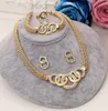 Gold Jewelry Sets Nigerian Wedding African Beads Crystal Bridal Jewellery Set Rhinestone Ethiopian Jewelry parure