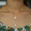 2018 Trendy New Northstar Collier Collares Delicato Esagramma lunga barra pendente collana Catena di fascino Accessori di gioielli per le donne3131