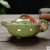 Calving glaze conjunto de chá chinês tradicional serviço de chá de cerâmica porcelana bule chaleira chaleira cores artesanais chinaware Promotion