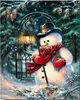 Santas Choinka Diamond Haft DIY Igle Full Diamond Painting Cross Cross Stitch 5D Rhinestones Mosaic Nowy Rok