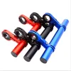 10pcs bicicleta guiador estendido suporte de bicicleta de bicicleta mount bar titular lanterna lâmpada suportam suporte de fibra de liga