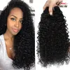 Indian kinky curly Human Hair Extensions Unprocessed Indian Human Hair curly Weave Wholesale Indian Virgin Hair 3/4 Bundles