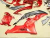 Moulage par injection Nouveaux carénages pour Yamaha YZF-R6 YZF600 R6 08 15 R6 2008-2015 Kit de carénage de moto de carrosserie en plastique ABS Blanc Rouge d15