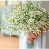 Gör-det-själv konstgjorda blomstergren Babys andetag Blomma Gypsophila falsk silikonväxt för bröllop Hem Hotell Festdekorationer