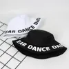 Dance Dance Daiu Drukowane Dorywczo Mężczyzna Kobieta Projektant Kapelusze Mężczyźni Kobiety Hip Hop Hats Unisex High Street Wiadro Kapelusze