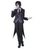 Czarny Butler Kuroshitsuji Sebastian Cosplay Costume Tailcoat