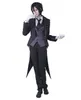 Black Butler Kuroshitsuji Sebastian Cosplay costume tailcoat