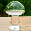 Szklany wazon w kształcie grzyba szklany terrarium butelki pojemnik na stół kwiatowy dekoracje stół domowych nowoczesne ozdoby 6piece7727404