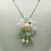 Handmade Chinese natural jade string necklace exquisite necklace