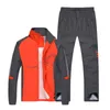 2018 heren set lente herfst mannen sportkleding 2 stuk set sporttrack pak jas + broek sweatsuits heren kleding trainingspak sets