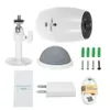 Lower cost 1.3mp 2MP 1080p 720P CCTV Security camera with 2 pcs battery