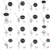 16 Design Luxury Glow In The Dark Stone Halsband Öppna 3 Färger Lysande Pärla Cage Hängsmycke Halsband för Kvinnor Ladies Mode Smycken