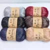 100Gball Silk Cotton Knitting Garn virkning Tjocket Ullgarn för handstickning Scarftröja Egofriendly4801481