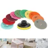 10 Pieces 3 Inch Diamond Flexible Wet Polishing Pads Grinding Disc for Granite Marble Stone Ceramic Tile Concrete