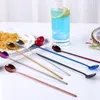 Stainless Steel Coffee Scoops With Long Handle Colorful Kitchen Coffee Stirring Spoon Ice Cream Dessert Tea tools