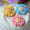 200pcs/lot Resin cartoon sheep flatback Scrapbooking DIY Hair Bow clip rope/headwear/Crafts Embellishments Crafts PD072