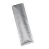 Sacs d'emballage métalliques transparents mats, pochettes thermoscellables, plastique translucide, papier d'aluminium pur, sacs à dessus ouvert, 5, 5, 18cm, 100 pièces, 228w