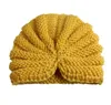 INS bébé Crochet tricot chapeaux nourrissons Inde chapeau enfants hiver bonnet casquettes enfant en bas âge filles Turban casquette nouveau-né luxe bonnets casquette Whole8779825