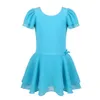 Iiniim Kids Tutu Ballet Dance Dress Leotard Costume Fitness Gymnastics Wear Leotard Cosplay演奏Ballerina Girls Child Dress