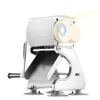 QiHang_top Gıda İşleme Ev Et Dilimleme Kesici Makinesi / Paslanmaz Çelik Masa Üstü Manuel Et Dilimleme Kesme Makineleri