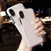 Phone Cases For NEW Iphone 15 14 13 12 11 PRO XR XS MAX X 8 7 Case Soft Silicone Shockproof Cover Protector Crystal Bling Glitter Rubber TPU Clear case