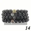 CZ0020 New Design Top Grade Zircon Bead Charm Bracelet High Quality Natural Matte Black Onyx Bracelet Best Birthday Gift For Him
