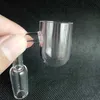 25mm XL Épais Quartz Fusée Tête Banger Pipe Outil Nail Base Fond Rond 10mm 14mm 18mm Mâle Femelle pour Narguilé Bong En Verre