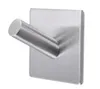 الفولاذ المقاوم للصدأ قوية ذاتية اللصق منشفة هوك الثقيلة مفتاح رف الحمام المطبخ جدار باب منشفة شماعات