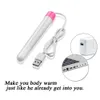 USB Heating Rod do Męskie "Masturbator Cup Pocket Pussy Realistyczne pochwy Męskie Masturbacja Warmer Bar Sex Zabawki dla mężczyzn