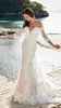 Свадебное платье русалка с плеча Eddy K Robe De Mariee Beach 2018 Свадебные платья, свадебные платья