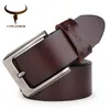 Fashion genuine leather belts for men brand Strap male pin buckle vintage jeans belt 100-150 cm long waist 30-52 XF001