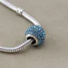 Fashionable Loose DIY Jewelry Alloy Beads Pink/Purple/Blue/Crystal Rhinestone Bead for Wholesale 12pcs/Lot