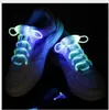 Ny nyhetsljus 1 par kreativ ledd shoelace 3 lägen Lysande skor spetsar skridskor Running Flash Light Party Holiday Lights