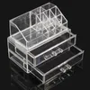 Portable Transparent maquillage organisateur boîte de rangement acrylique maquillage organisateur cosmétique maquillage tiroirs de rangement noël