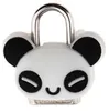 Cerradura de seguridad Mini candado Animal lindo muñeco de dibujos animados cerradura con llave en forma de Panda usado para joyero/cajón/armario/caja de almacenamiento