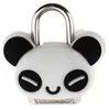 Security Lock Mini Padlock Animal Cute Doll Cartoon Lock with Key Panda shaped used for jewelry boxdrawercupboardstorage box8491336