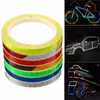 8m * 1cm coloré autocollants réfléchissants bande moto vélo Fluorescent réflecteur sécurité jante décalcomanie bande pour moto vélo