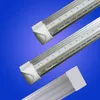 T8 5FT 45W V-Shaped Led Tube Light Double Glow 1.5m Integration For Cooler Door Led Lights Tubes AC 110-277V Transparent Cover